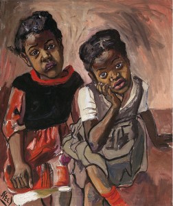Two Girls, Spanish Harlem (1959), Alice Neel. Museum of Fine Arts, Boston