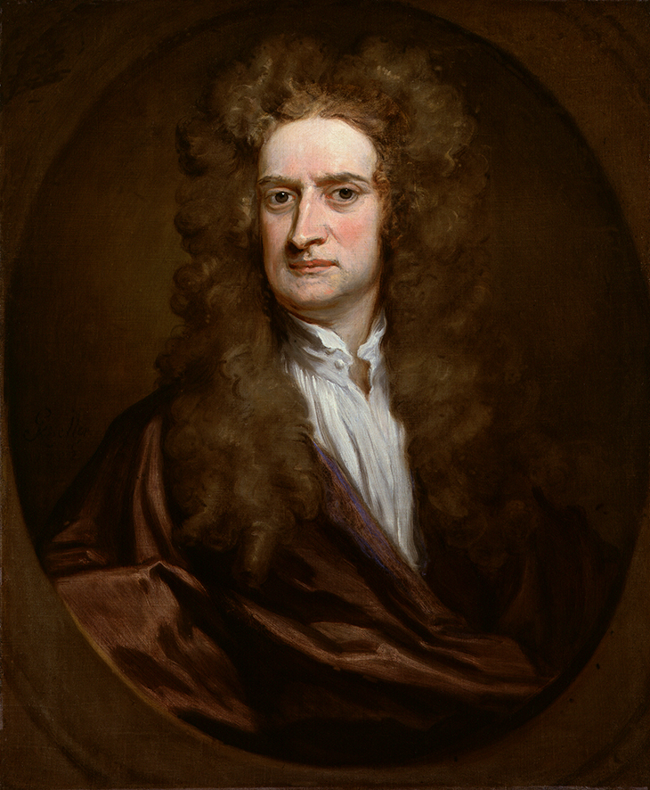 Isaac Newton (1702), Godfrey Kneller.