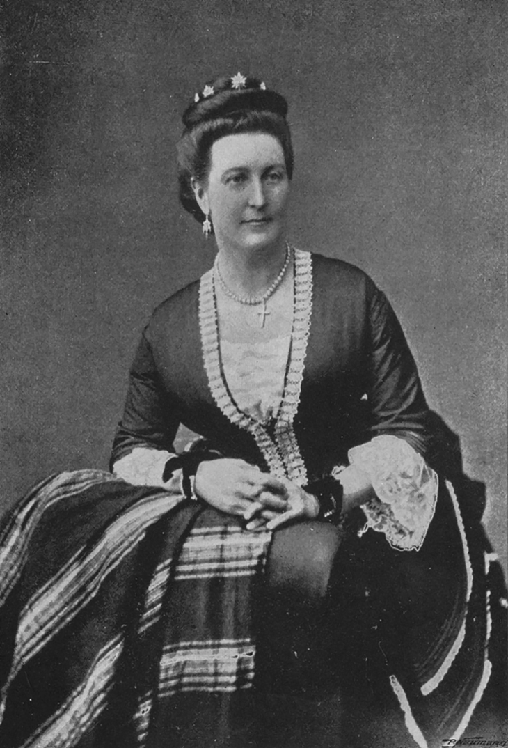 Isabel Burton, photographed in c. 1869.