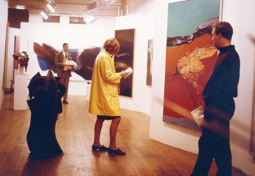 Installation view of ‘Painting & Sculpture of a Decade 54–64’, designed by Alison and Peter Smithson at the Tate Gallery, London, 1964.