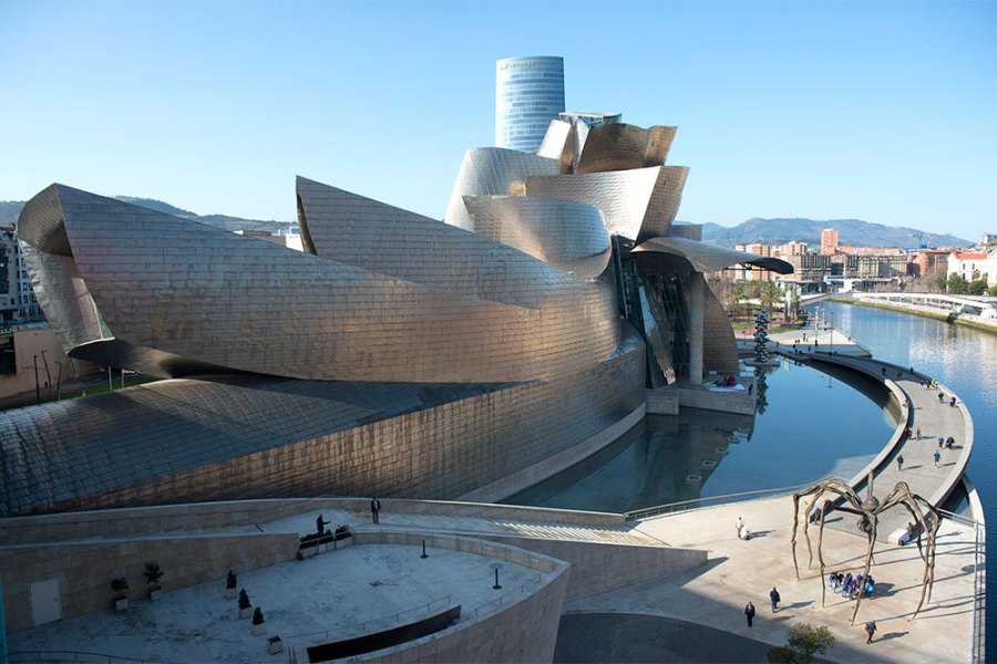 Basque in glory: the Guggenheim Bilbao photographed in 2020.