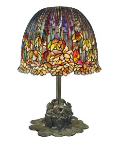Pond Lily table lamp (c. 1903), Tiffany Studios. Christie’s New York, $3.4m