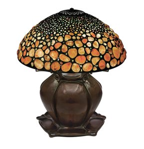 Pebble table lamp (c. 1901–04), Tiffany Studios. Christie’s New York, $537,500