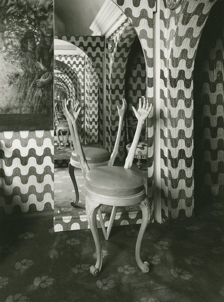 'Hand Chair' (1938) designed by Salvador Dalí and photographed at Monkton House. West Dean Collection. 