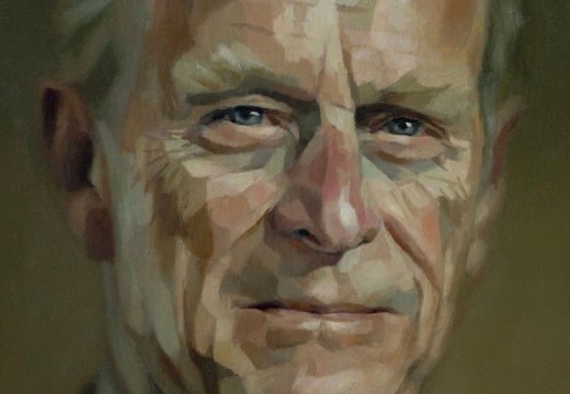 Jonathan Yeo's portrait of Prince Philip from 2006 (detail).