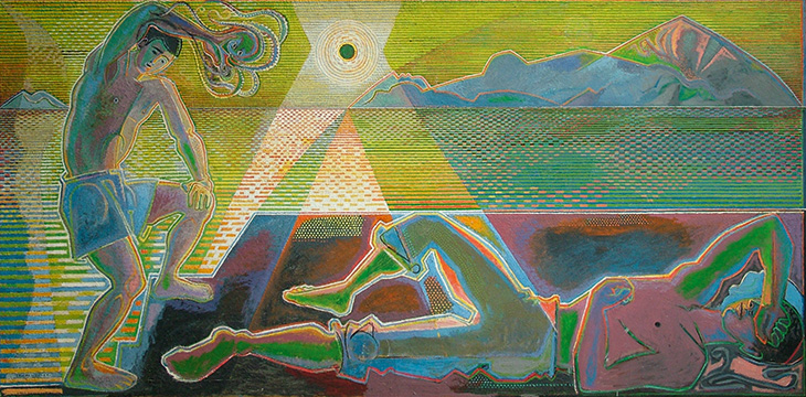 Two Figures and Setting Sun (1952–67), John Craxton. John Craxton Estate