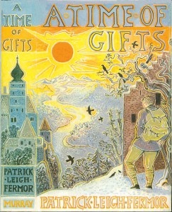 John Craxton’s cover for Patrick Leigh Fermor’s A Time of Gifts (1977)