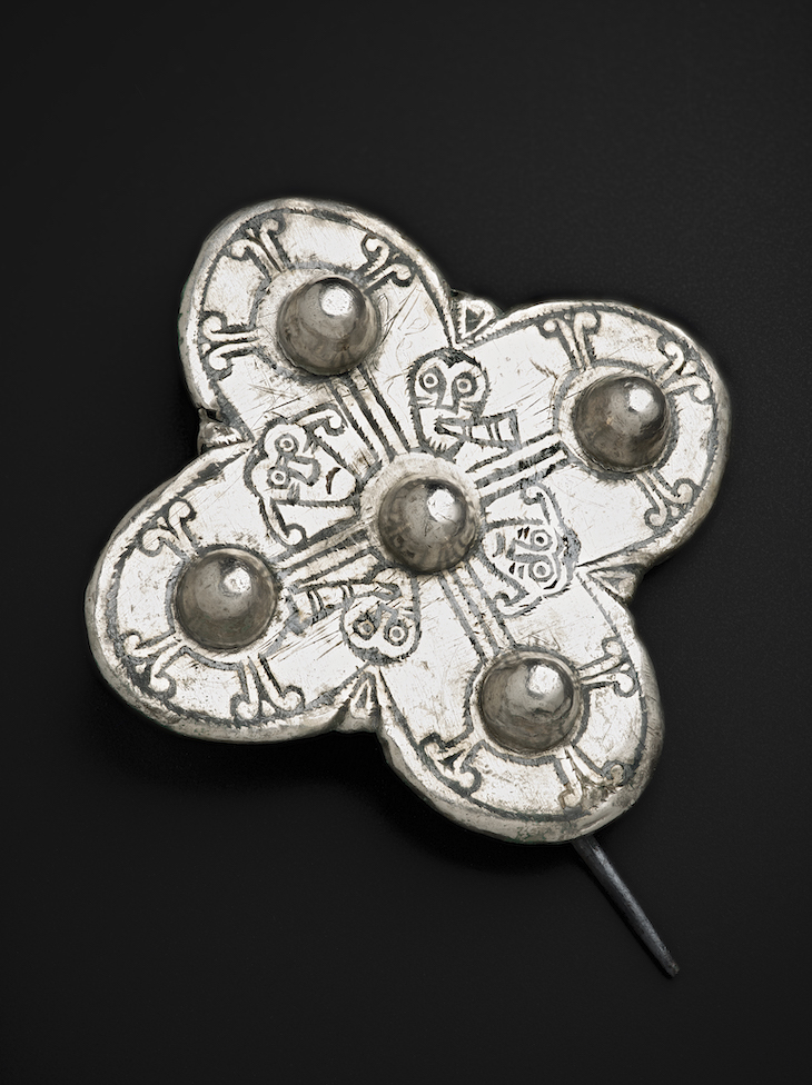 A new type of Anglo-Saxon quatrefoil brooch.