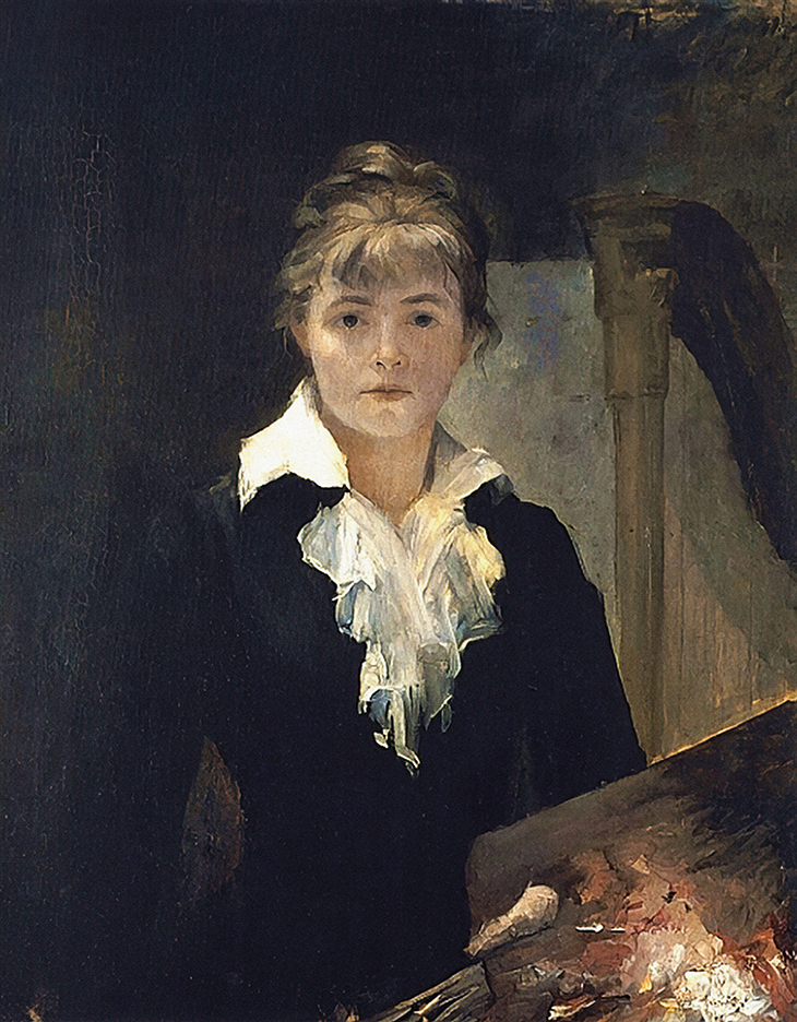 Self-Portrait with Palette (1883), Marie Bashkirtseff. Musée des Beaux-Arts Jules Chéret, Nice.