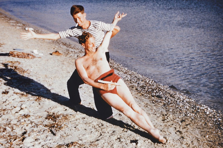 John Craxton (left) and Patrick Leigh Fermor (right), Serifos, Greece, 1951.