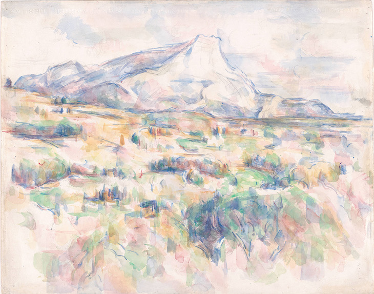 Mont Sainte-Victoire (1902–06), Paul Cézanne. 