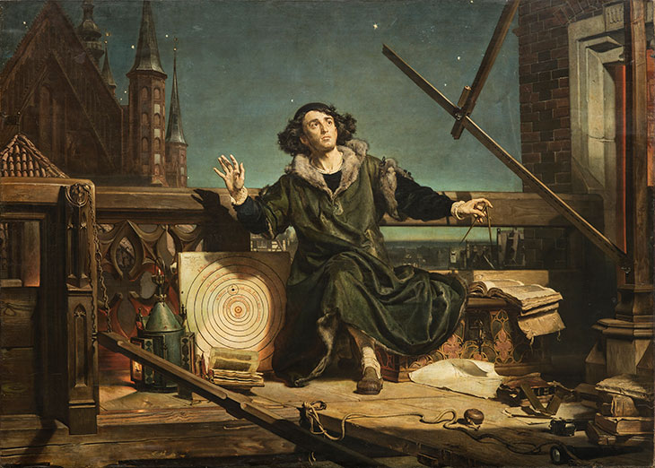 The Astronomer Copernicus, or Conversations with God (1873), Jan Matejko. The Jagiellonian University Museum, Kraków.