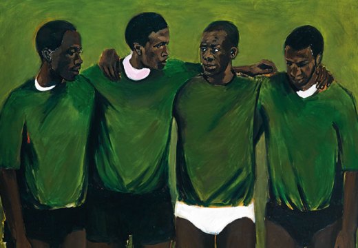 Complication (detail; 2013), Lynette Yiadom-Boakye. Private collection.