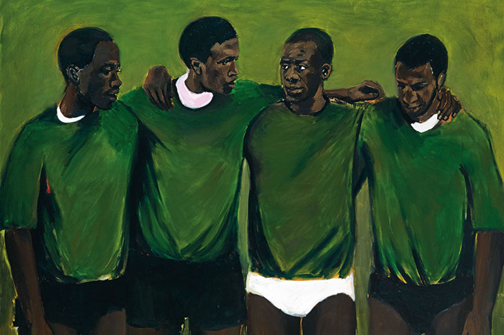 Complication (detail; 2013), Lynette Yiadom-Boakye. Private collection.