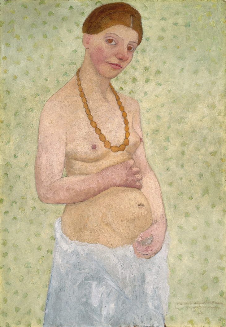Self-Portrait on her Sixth Wedding Anniversary (1906), Paula Modersohn-Becker. Paula Modersohn-Becker Museum, Bremen