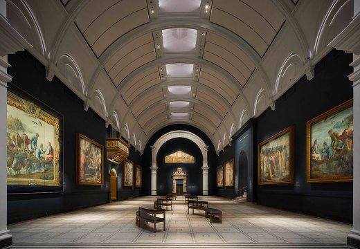 Holding court: the refurbished Raphael Court at the V&A in 2021.