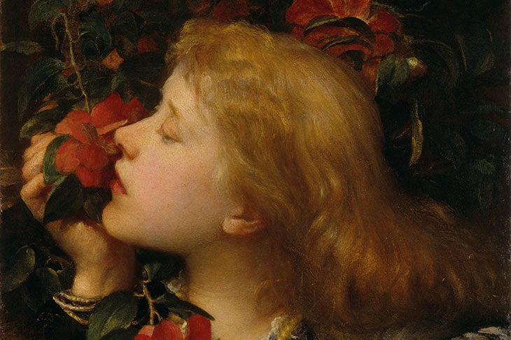 Ellen Terry (‘Choosing’) (detail; 1864), George Frederic Watts. National Portrait Gallery, London