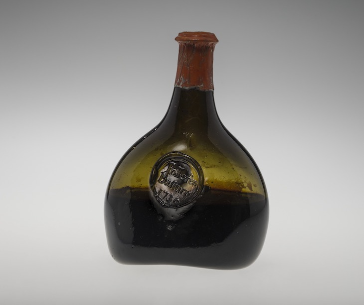 Wine Bottle (1730), England.