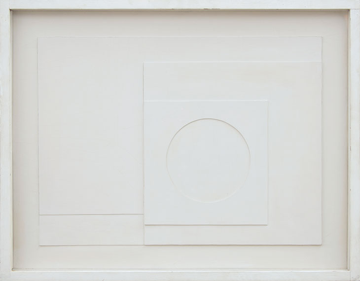 1936 (white relief) (1936), Ben Nicholson. Private collection (on loan to Pallant House Gallery).