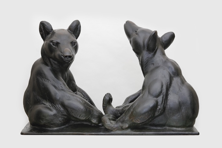 Two Sitting Cubs (1903/4), August Gaul.