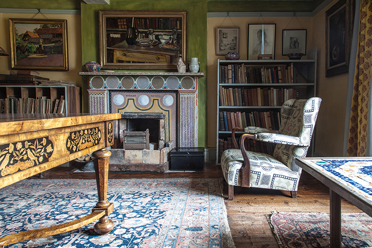 Clive Bell’s study at Charleston in Firle, East Sussex.