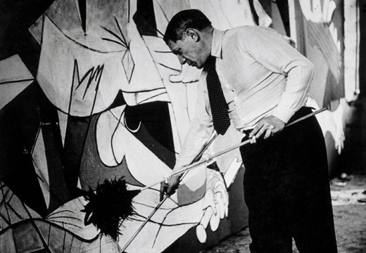 Picasso working on Guernica in his Grands-Augustins studio, Paris (detail; 1937), Dora Maar. Museo Nacional Centro de Arte Reina Sofía, Madrid.