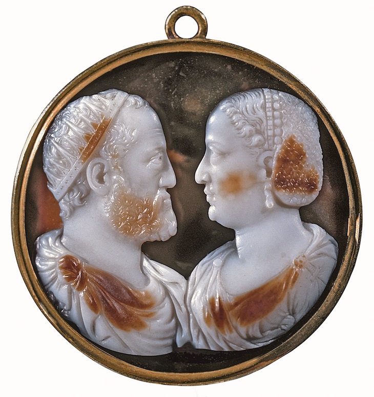 Cameo of Cosimo de’ Medici and Eleonora di Toledo (), Domenico Compagni.