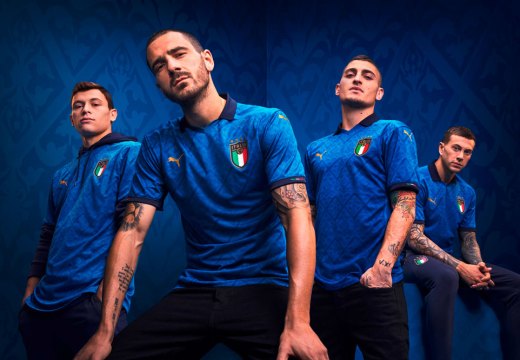 Renaissance lads: Puma’s FIGC home kit