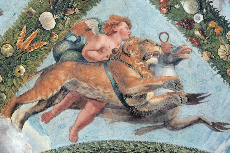 A fresco by Giovanni da Udine at the Villa Farnesina, Rome