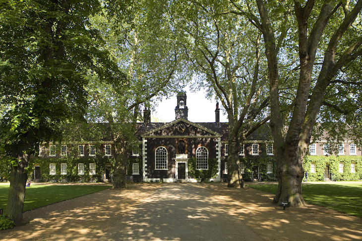 Museum of the Home exterior of 18th century Grade I listed almshouses. 