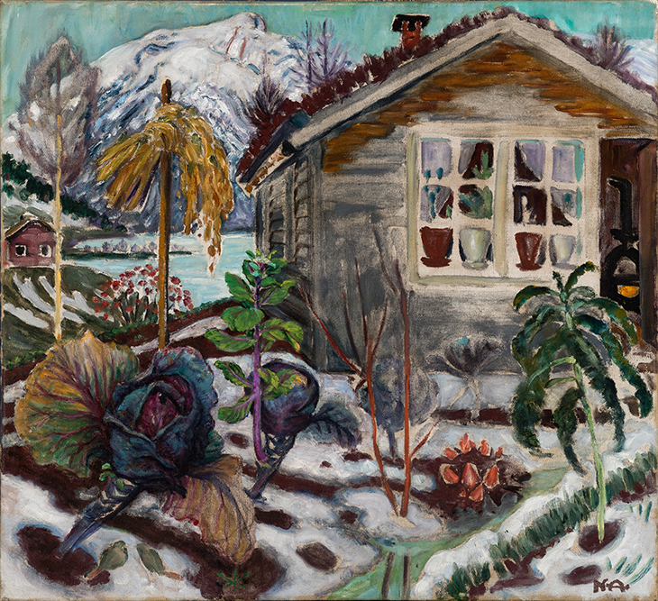 Cold Spring (1927), Nikolai Astrup. Savings Bank Foundation DNB / KODE Art Museums and Composer Homes, Bergen.