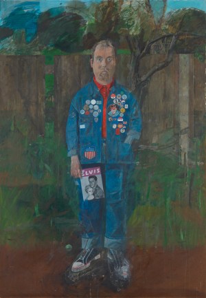 Self-Portrait with Badges (1961), Peter Blake. Tate Collection (on view in ‘Walk Through British Art: 1960’ at Tate Britain, London)