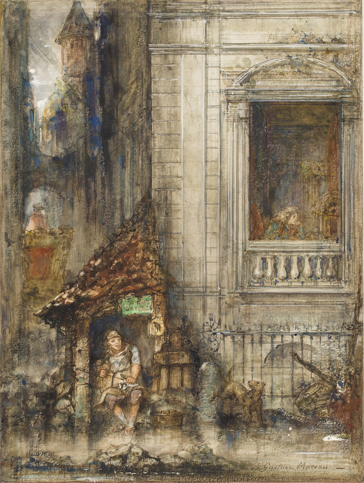 The cobbler and the financier (1882), Gustave Moreau. Private Collection
