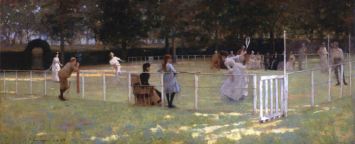 The Tennis Party (1885), John Lavery. Aberdeen Art Gallery & Museums