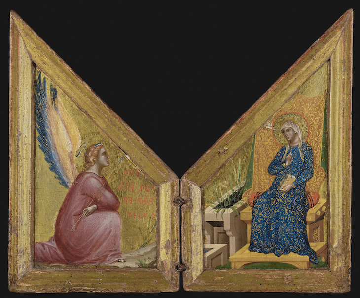 The Annunciation (c. 1348–50), Paolo Veneziano.