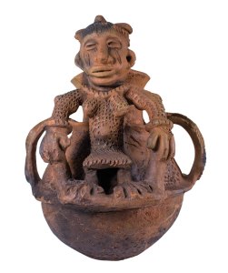 Shrine vessel for the Edo deity Olokun, collected by Northcote Thomas in Benin City in 1909. Museum of Archaeology and Anthropology, Cambridge.