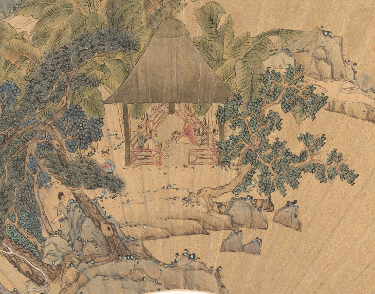 Landscape (mid-17th century), Chen Hongshou. The Metropolitan Museum of Art.