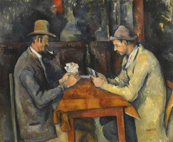 The Card Players (1892–96), Paul Cézanne.