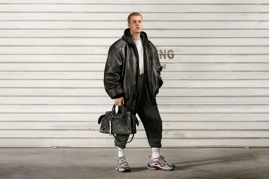 Sales force? Justin Bieber for Balenciaga’s Fall 2021 ready-to-wear collection.