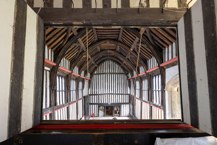 The Great Hall at Gainsborough Old Hall.