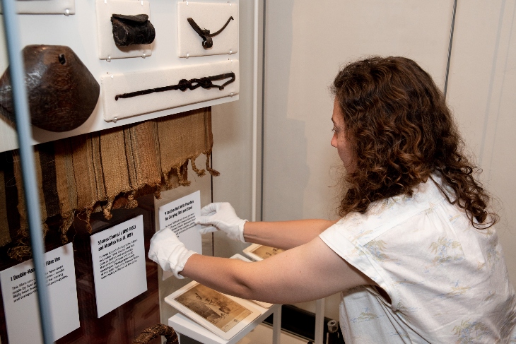 New exhibit at David Livingston Birthplace on Livingstone's crew members from Southern Africa, Abdullah Susi and James Chuma.