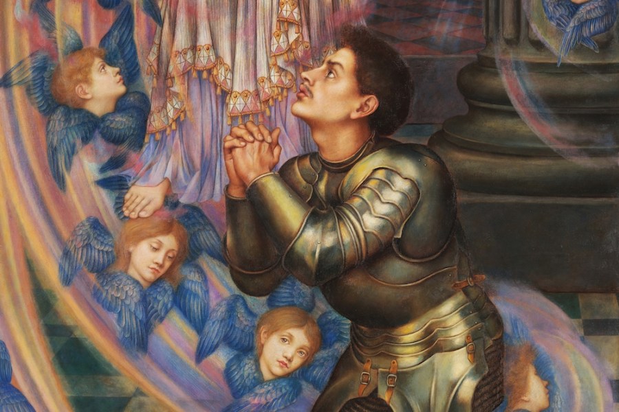 Our Lady of Peace (detail; 1907), Evelyn De Morgan.