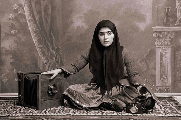 Qajar #19 (1998), Shadi Ghadirian.