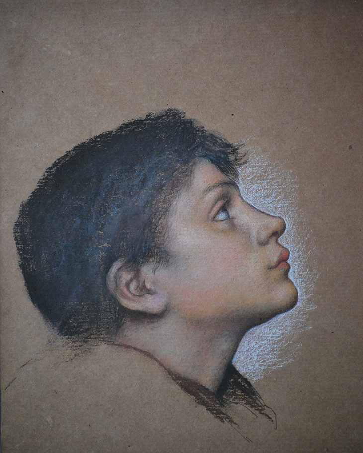 Study of a Boy for Our Lady of Peace (c. 1907), Evelyn De Morgan.