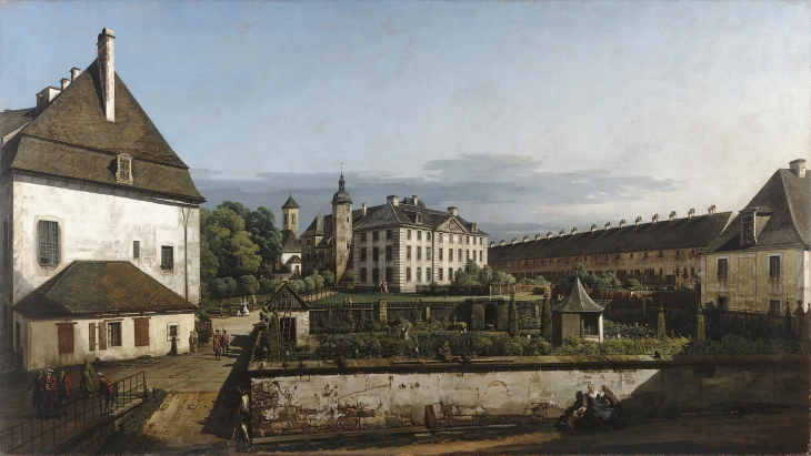 The Fortress of Königstein: Courtyard with the Brunnenhaus (1756–58), Bernardo Bellotto.