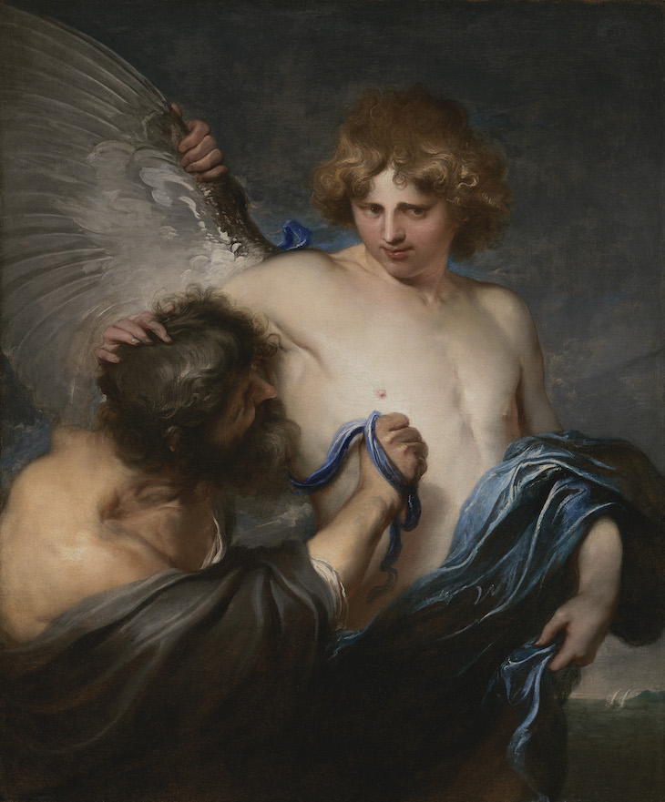 Self-Portrait as Icarus with Daedalus (c. 1618), Anthony van Dyck.