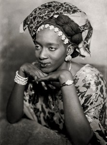 Portrait of a woman (c. 1950–60), Mama Casset at this Studio African Photo in Dakar.