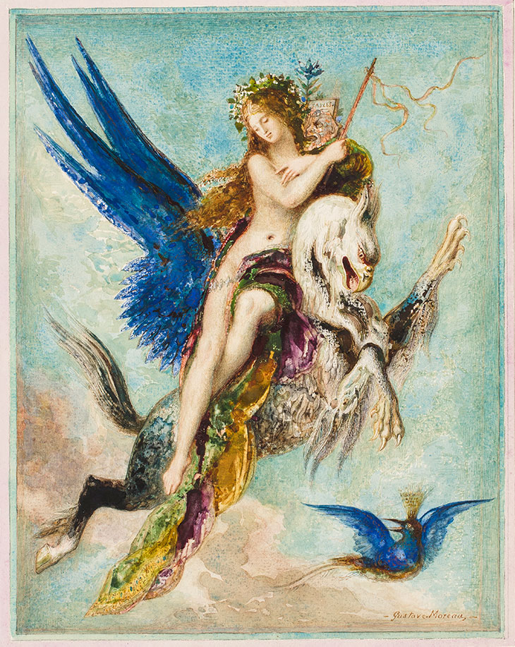 Allegory of Fable (1879), Gustave Moreau.
