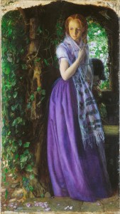 April Love (c. 1885), Arthur Hughes. Tate Britain