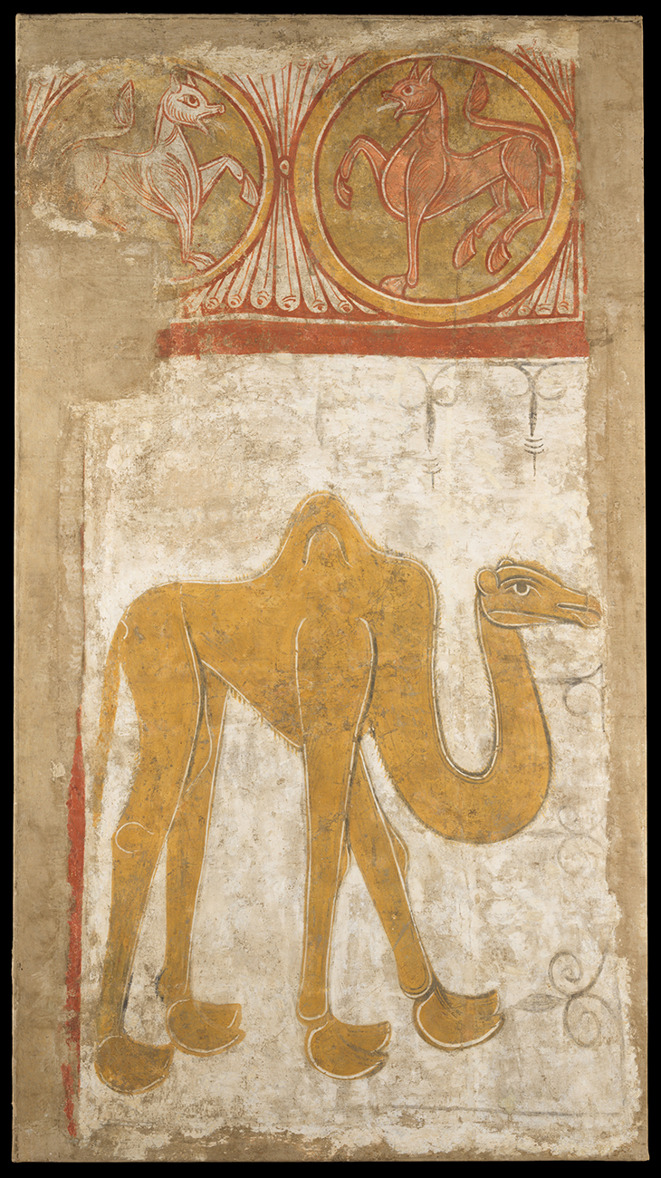 Camel from the Church of San Baudelio de Berlanga (first half 12th century; possibly 1129–34), made in Castile-León, Spain.